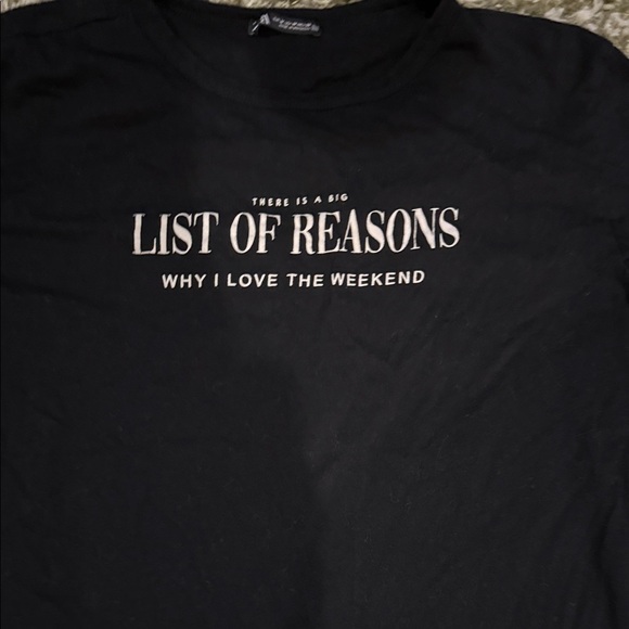 Zara Black Weekend Graphic Tee - Picture 3 of 3